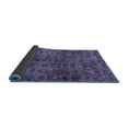 thumbnail image 2 of Ahgly Company Indoor Square Abstract Blue Modern Area Rugs, 7' Square, 2 of 4