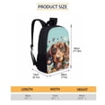 thumbnail image 4 of Xixirimido Dachshund Dog Butterfly Floral Pattern 3 Pcs Kids BookBag +Lunch Box + Pencil Bag for Preschool Primary School Bag Backpack Set for Boys Girls, 4 of 4