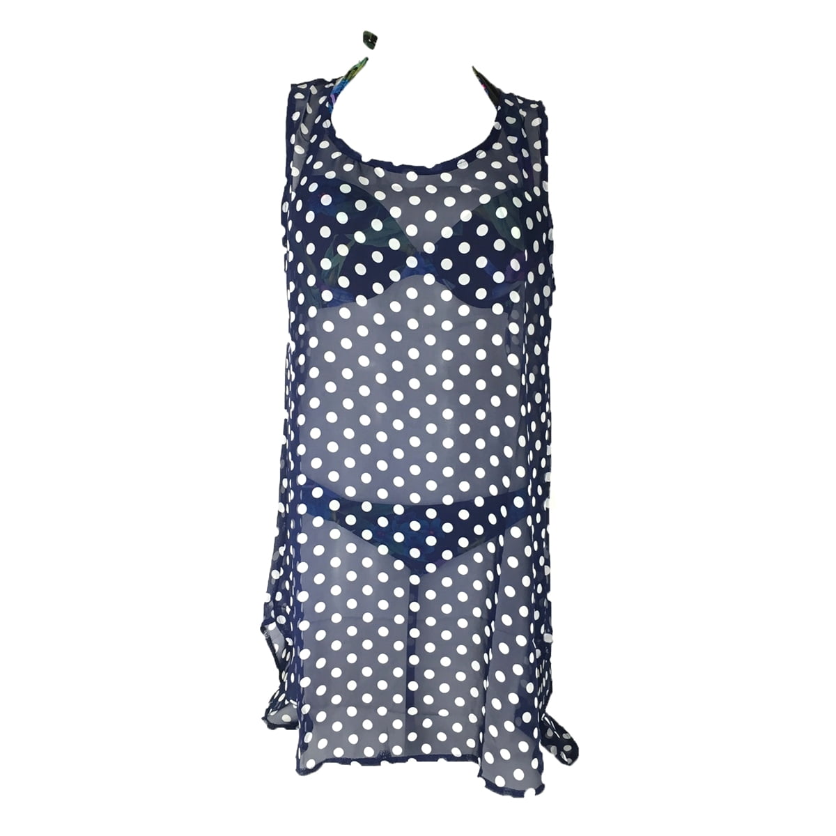 navy blue swimsuit cover up