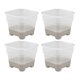 thumbnail image 5 of Macetas cuadradas de Silicona para Vivero, Macetas Transparentes Reutilizables para Plánntulas, Fondo Estable, Adecuadas para El Hogar, Jardín y Granja, 5 of 7