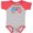 Baseball Heather and Red, variant on Inktastic Born in America Boys or Girls Baby Bodysuit
