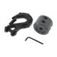 thumbnail image 1 of Ganchos para Cubo de Tractor Unique Bargains 3/8" Accesorios Frontales para Tractor Gancho de Agarre de Metal 3.27"x4.92" Negro 15 Ton con 1 Tope Gris y 1 Llave Pequeña 1 Juego, 1 of 6