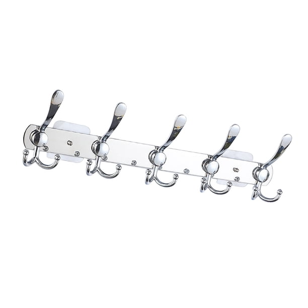 Toystoory Gancho de montaje en pared, estante autoadhesivo para baño, cocina, ducha, toalla, chaqueta, colgador, soporte de almacenamiento, Almacenamiento y organización del hogar Brillo