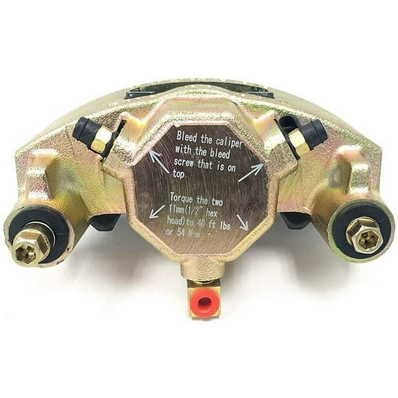 Southwest Wheel Trailer Disc Brake Caliper 3,500-6,000 lbs. Gold Zinc Plated Finish with Ceramic Pads
