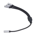 thumbnail image 3 of Cable adaptador de 3,5 mm hembra a 3 x 3,5 mm Cable divisor auxiliar estéreo de alta fidelidad chapado en oro para reproductores multimedia de computadora 3,5 1 hembra a 3 hembra, 3 of 12