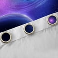 thumbnail image 4 of Homewish Mystic Outer Space Curtains Pack of 2 (42x84 Each), 3D Galaxy Planet Curtains Blackout, Glitter Stars Print Bedroom Curtains, Living Room Curtains Decor, 4 of 6