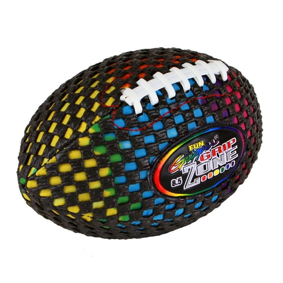 FUN GRIPPER - Grip Zone 8.5" Pee Wee Football, All Grip Football, Size 6-9, Kids Football (New Look & Feel) Full Grip mesh Panels Over Tie-Dye Material (Pee Wee Size 6-9) by: Saturnian I P.E. Supplier