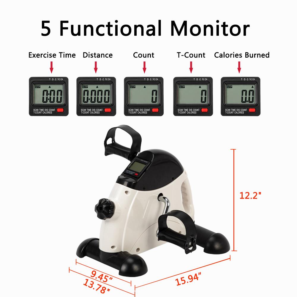 Zimtown Under Desk Bike Pedal Exerciser with LCD Display photo 3