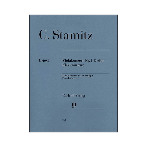 Viola Concerto No. 1 D Major (Carl Stamitz) (Sheet Music/Songbook)