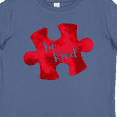 thumbnail image 4 of Inktastic Autism Awareness Be Kind Red Puzzle Piece Boys or Girls Baby T-Shirt, 4 of 5