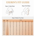 thumbnail image 2 of Exerin Women's Sexy Lace Bras Underwire Plus Size See Through Mesh Sheer Bra(32DD,Blue), 2 of 5