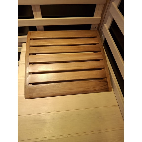 CQSXDA Eco-Friendly Red Cedar Sauna Headrest Ergonomic Design Ideal for Long Sessions Relaxation Must-Have