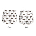 thumbnail image 3 of Gukieu Dachshund Dog Puppy Print Women's Sports Shorts with Drawstring Elastic Waistband for Running, Yoga, Fitness-Small, 3 of 7