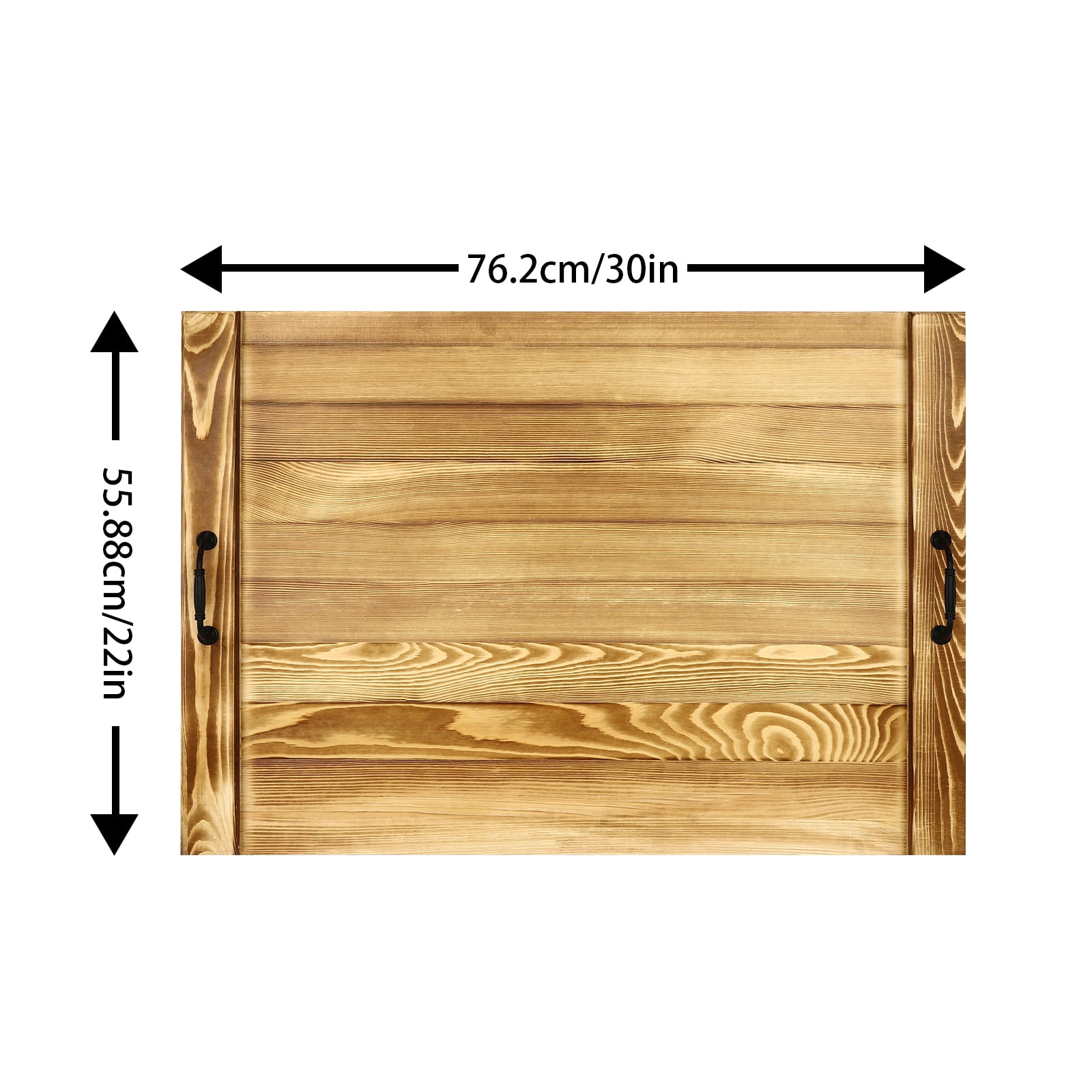 Wildnix Stove Top Cover for Kitchen Counter, Pine Wood Material with 30x22 Inches Large Size, Durable Burner and Sink Protector, Extra Workspace