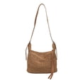 thumbnail image 2 of Bolso de hombro para mujer, bolso cruzado elegante a la moda para ir de compras, viajes, primavera y verano Café, 2 of 8