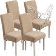 thumbnail image 1 of Waterproof Dining Chair Covers, Chair Covers for Dining Room, Stretch Chair Covers Parsons Chair Slipcover, Removable, Washable for Dining Room Kitchen Chair Protector Cover, 1 of 9