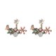 thumbnail image 1 of Moda pequeña flor fresca del sol con incrustaciones de color pequeña flor Stud Pendientes Frontera Oreja Joyería, 1 of 4