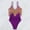 Purple, variant on YEAHITCH 1 Piece Swimsuit,Juniors Swimsuit,Clearance Swimsuit,One-Piece,Off-the-Shoulder,High WaistPurple,M