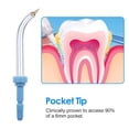 thumbnail image 2 of Replacement Tips Compatible with Waterpik and Other Oral Irrigators 3 Colors Water Tips Dental Periodontal Tip Water Flosser Replacement Tips Flossing Tips, Yellow, Blue,, 2 of 4