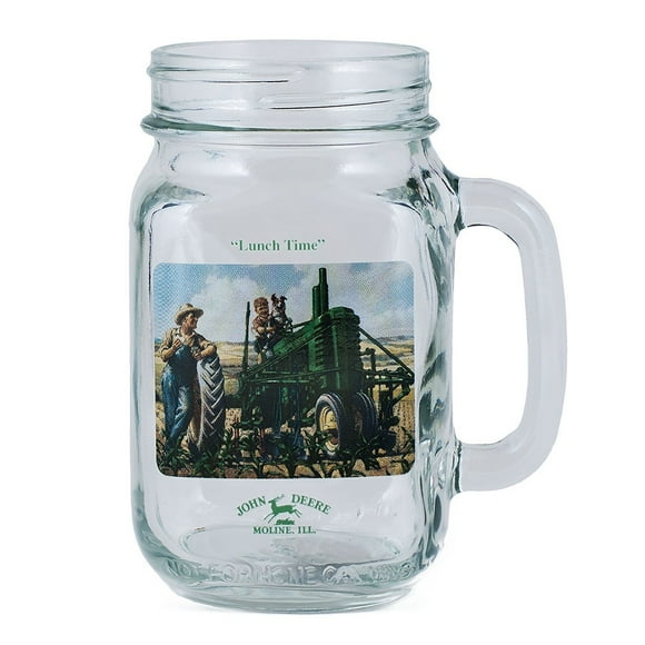 M. CORNELL IMPORTERS 6966 John Deere Lunch Time Drink Jar