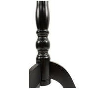 Decor Therapy Chic Pedestal Round Accent Table, 24 x 15 x 15 - Black