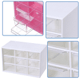thumbnail image 3 of Caja de almacenamiento de cosméticos de escritorio, caja de almacenamiento de cosméticos de gran capacidad para baño, capa de cajón de lápiz labial de maquillaje para mujer Levamdar  CPB-DE-WX570-2, 3 of 5