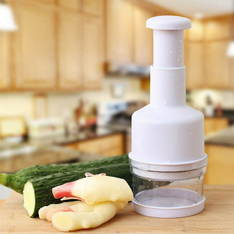 Cheers.US Food Chopper, Easy to Clean Manual Hand Chopper Dicer