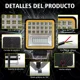 thumbnail image 5 of Par Faros Led Auxiliares Ojo De Angel Para Camion 16000lm, 5 of 8