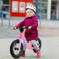 thumbnail image 2 of Costway 12 Inch Magnesium Toddler Balance Bike No Pedal Training Toddler Balance Bike Pink, 2 of 10
