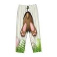 thumbnail image 4 of Balery Brown Bunny print Women's Pajama Pants,Ultra Lightweight Pjs,Lounge Pant-X-Large, 4 of 9