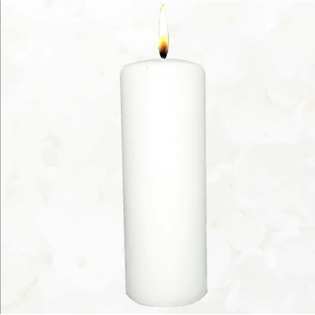 Vela Velón Cirio Blanco 19 Cm (g) Limpias Amarres Amor