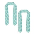 thumbnail image 2 of Haiem Blue Marble Pattern Graduation Stole 2024 | Premium Satin Sash for Graduation Ceremony, 2 of 7