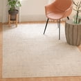 thumbnail image 4 of Safavieh Abstract Delia Distressed Wool Area Rug, Ivory/Light Gray, 4' x 4' Square, 4 of 13