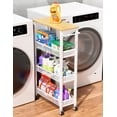 thumbnail image 1 of Carrito organizador estrecho de 4 niveles OKZEST, 1 of 9