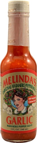 Melinda's Original Habanero Pepper Sauce Garlic -- 5 fl oz pack of 1 by Melinda's