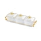 thumbnail image 5 of Bandeja de plástico para refrigerios Strade Fareast Limited Bandeja para servir frutas con tapa de plástico 12,40 pulgadas x 3,74 pulgadas x 3,74 pulgadas Transparente, 5 of 8