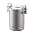 thumbnail image 2 of Wiicoznt Outdoor Steamer Stainless Steel Outdoor Multifunctional Cooker Camping Camping Hanging Pot Folding Portable Cookware, 2 of 8