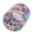 thumbnail image 2 of Glass Candlestick,Glass Candle Holder Modern Candle Holder Mosaic Glass Candlestick Solid Performance, 2 of 14