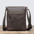 thumbnail image 5 of Bolso de hombro casual de cuero para hombre, bolso de piel de vaca con parte trasera inclinada de piel de caballo, bolso retro para hombre, simple, 5 of 5