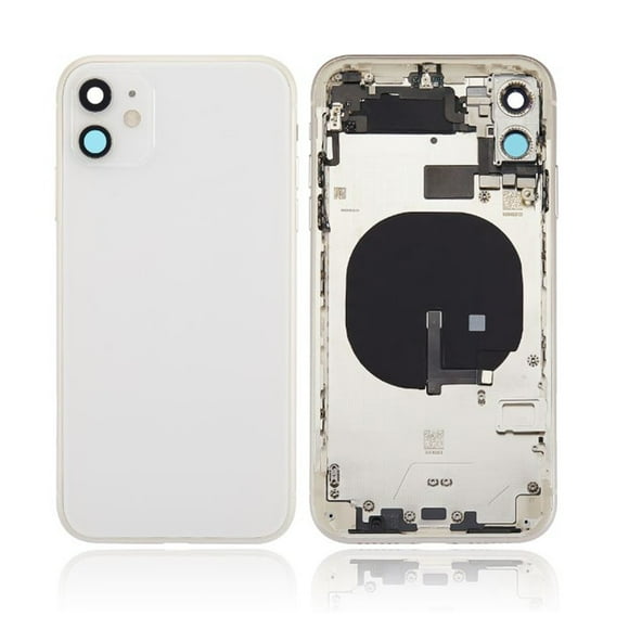 Replacement Battery Back Housing With Parts Compatible With Apple iPhone 11 (A2111) - White