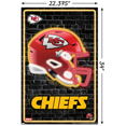 thumbnail image 5 of NFL Kansas City Chiefs - Neon Helmet 23 Wall Poster, 22.375" x 34", 5 of 5