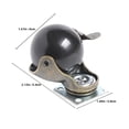thumbnail image 2 of COOPHYA 8pcs Furniture Wheel Assorted Color Copper Brake Function Perfect For Furniture Mobility Upgrade, 2 of 8