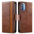 thumbnail image 3 of Case for Motorola Moto G31 Cover Leather Wallet Folio Case Book Design Flip Magnetic Closure - Brown, 3 of 5