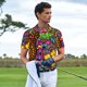 thumbnail image 3 of Balery Butterfly Garden Camisa Polo de Hombre con Estampado, de Manga Corta y Tejido Medio, Camisa Tipo Golf Polo-X-Large, 3 of 6