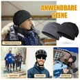 thumbnail image 4 of stanreset 2 Piece Stay Fashionable In Winter Trendy Cap For Cold Days Unisex Cotton Beanie Hat Hip Hop 1Set, 4 of 6