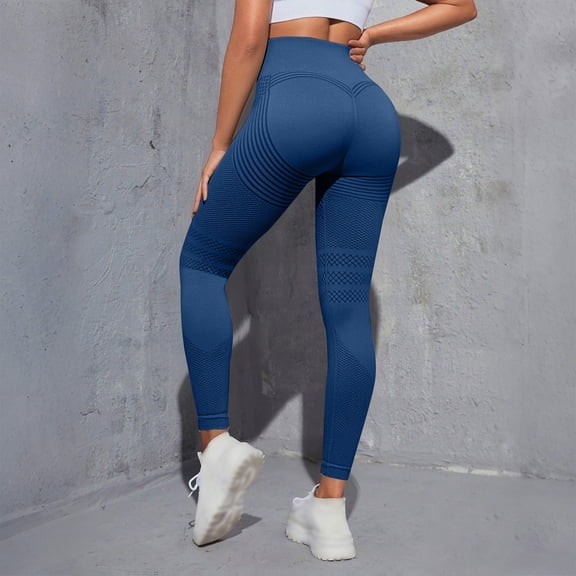 Women's High Waist Compression Leggings – Anti Cellulite Opaque Tummy Control Sports Pants for Yoga Everyday Use