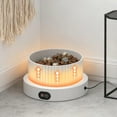 thumbnail image 2 of Heated Water Bowl for Cats, 15.21Oz Thermostatic Control Pet Bowl with 3 Temperature Settings & Chewproof Cord, Provides Warm Water for Dogs, Cats, Chickens in Winter, 2 of 12