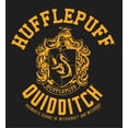 thumbnail image 6 of Harry Potter Hufflepuff Quidditch Crest Crew Neck Long Sleeve Unisex Adult Tee-Medium, 6 of 7