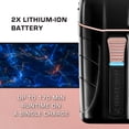 thumbnail image 3 of Afeitadora eléctrica RED Pro de lámina de titanio con o sin cable para hombre, potente afeitadora recargable por USB-C, hasta 170 minutos de autonomía, silenciosa, duradera y portátil (negro mate), 3 of 5