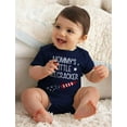 thumbnail image 3 of Tstars Boys Unisex 4th of July Shirts for Baby Boy Mommys Little Firecracker Infant Outfit Funny Independence Day Patriotic USA Gifts Fourth of July Humor Baby Bodysuit, 3 of 6